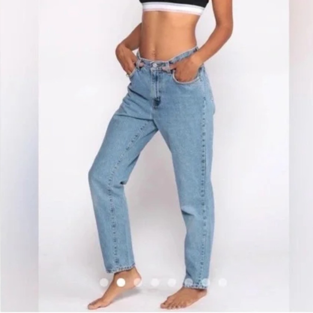 Calvin Klein CK Vintage 90s Y2K High Rise Straight Leg Denim Jeans 32 / 10/ 12